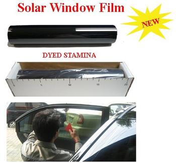 50cm*30m Super Dark Black 5% Window Tint Film,V-BK05